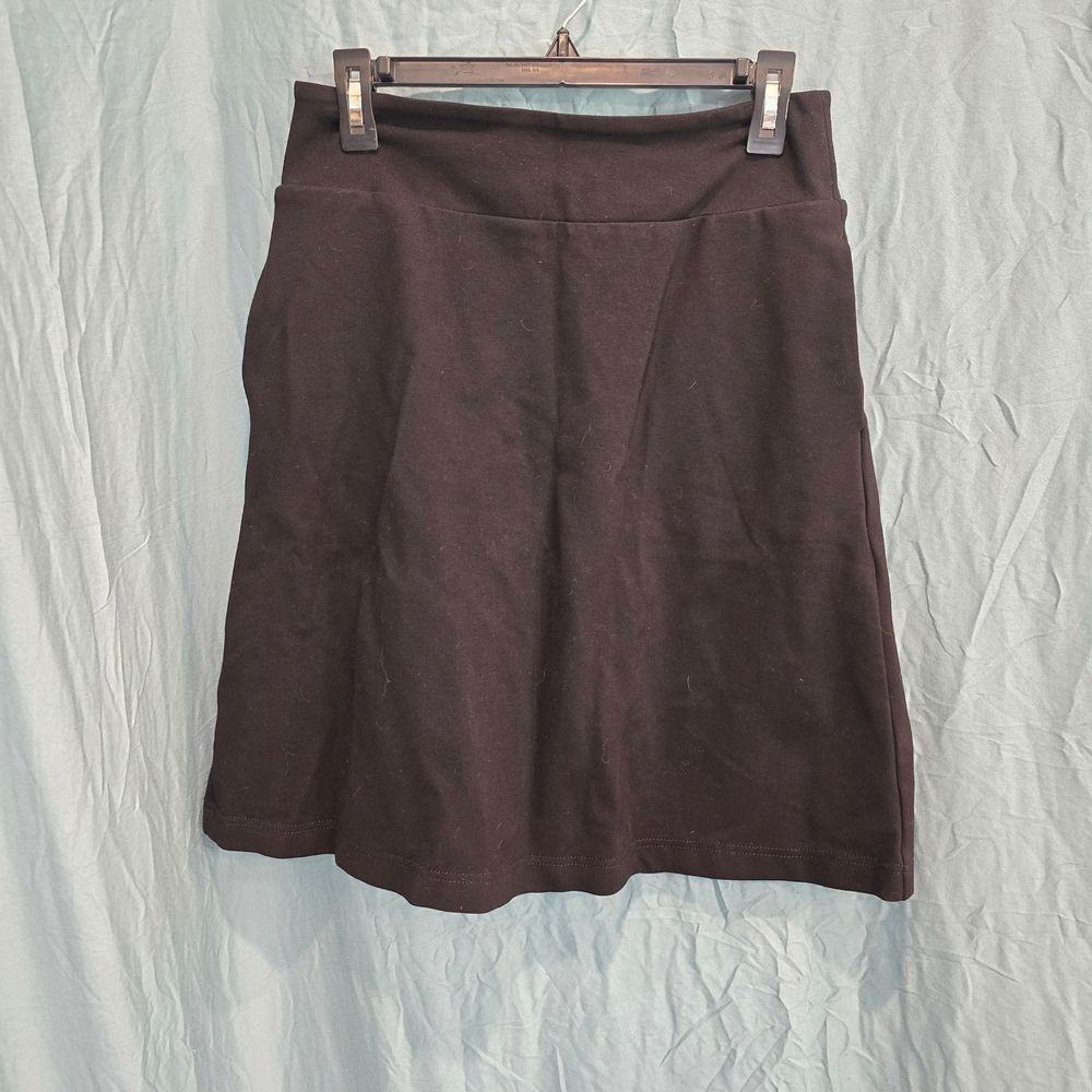 Betabrand Elegant Black A-Line Skort